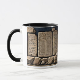 Die zehn Gebote - Kaffeepause-Tasse Tasse