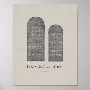 Die zehn Gebote - Liebe Gott und Liebe Poster