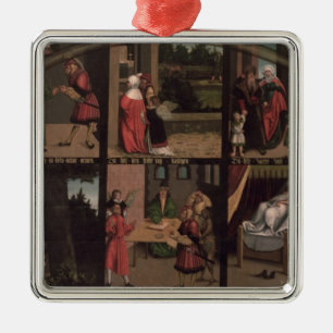 Die zehn Gebote Silbernes Ornament