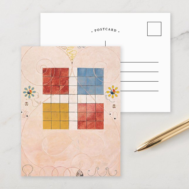 Die zehn größten Nr. 10 | Hilma af Klint Postkarte (Von Creator hochgeladen)