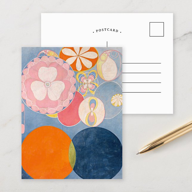 Die zehn größten Nr. 2 | Hilma af Klint Postkarte (Von Creator hochgeladen)