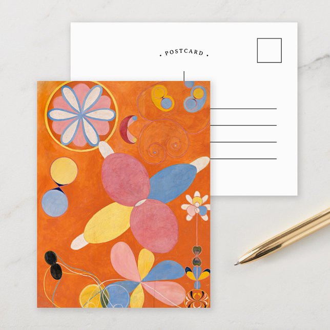 Die zehn größten Nr. 4 | Hilma af Klint Postkarte (Von Creator hochgeladen)