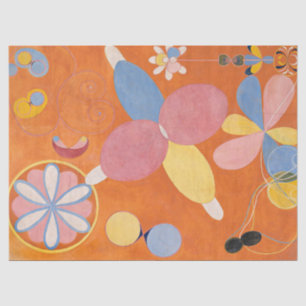 Die zehn größten, Nr. 4, Jugend von Hilma Klint Seidenpapier