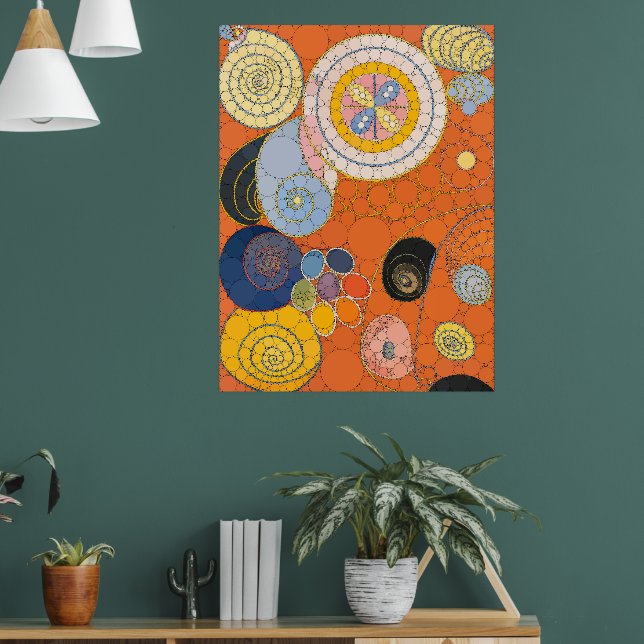 Die zehn größten, Nr. 4 von After Hilma af Klint Poster (Wohnzimmer 1)