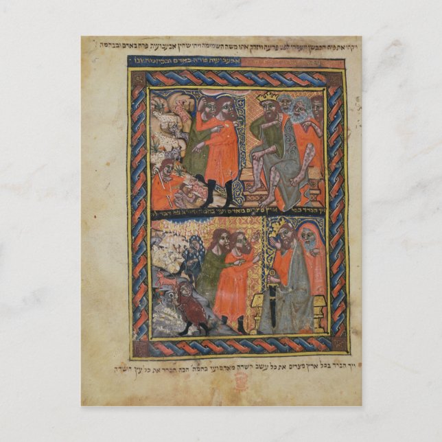 Die zehn Pest in Ägypten TtoB Postkarte (Vorderseite)