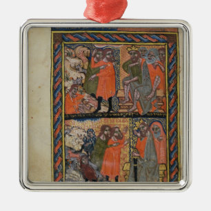 Die zehn Pest von Ägypten TtoB Silbernes Ornament