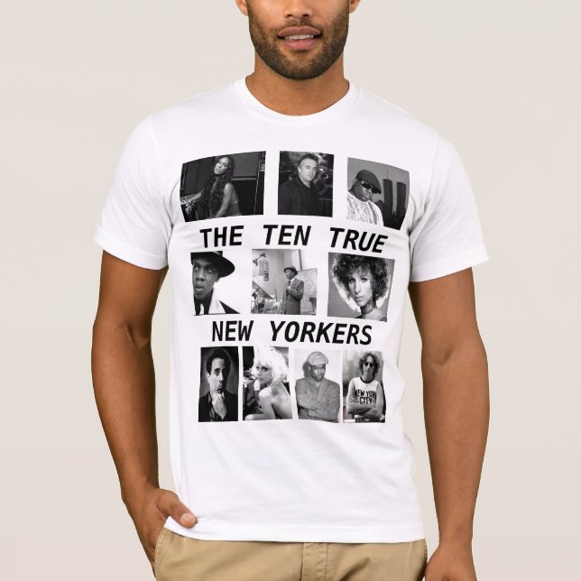Die zehn wahren New Yorker T-Shirt (Vorderseite)