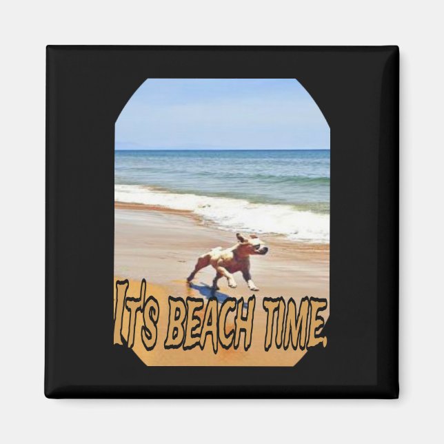 Die Zeit am Strand Magnet (Vorne)