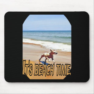 Die Zeit am Strand Mousepad
