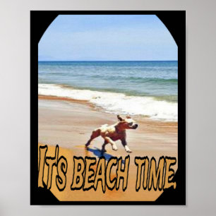 Die Zeit am Strand Poster