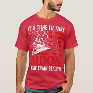 Die Zeit, Bidon zum Bahnhof Bigfoo zu fahren T-Shirt