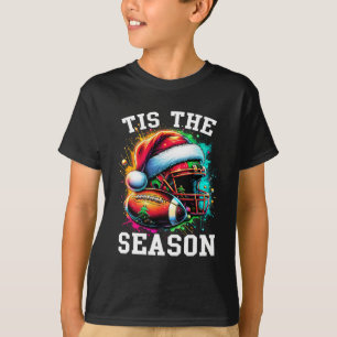 Die Zeit Der Fußball-Mutter-Weihnachten-Santa-Hut T-Shirt