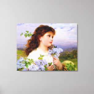 Die Zeit der Lilacs von Sophie Anderson Leinwanddruck