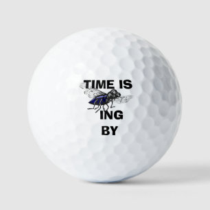 DIE ZEIT FLIEGT VORBEI-GOLFBÄLLE GOLFBALL