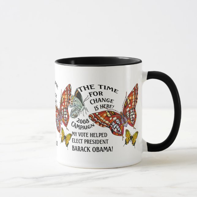 DIE ZEIT FÜR ÄNDERUNG IST HIER! TASSE (Rechts)