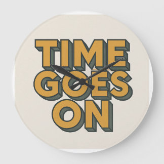 Die Zeit geht an der Wall-Clock, 10" Runde Große Wanduhr