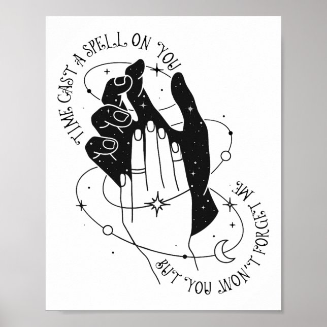 Die Zeit hat einen Zauber auf dich geworfen, aber  Poster (Vorne)