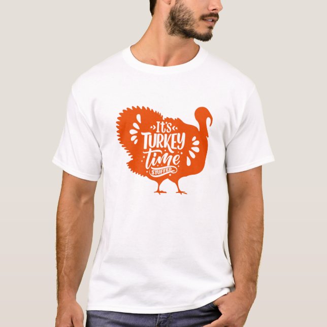 Die Zeit in der Türkei ist für den Erntedank gerüs T-Shirt (Vorderseite)