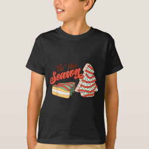 Die Zeit ist da Weihnachtsbaum Torten Weihnachten T-Shirt