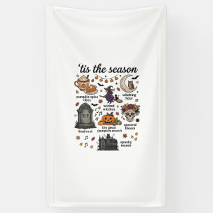 Die Zeit ist Halloween Hexe Kürbis Schädel_1 Banner