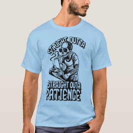 Die Zeit ist vorbei: T-Shirt für Skelettvermerke