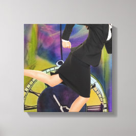 Die Zeit läuft aus Leinwanddruck