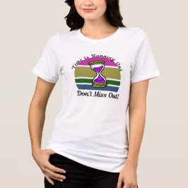 Die Zeit läuft aus - Verpassen Sie nicht das Ende. Tri-Blend Shirt
