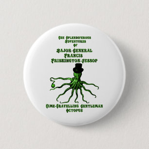 Die Zeit-Reisende Herr-Krake Button