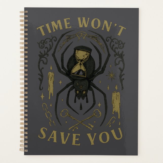 Die Zeit Rette dir keine gotische Spinne Planer (Vorderseite)