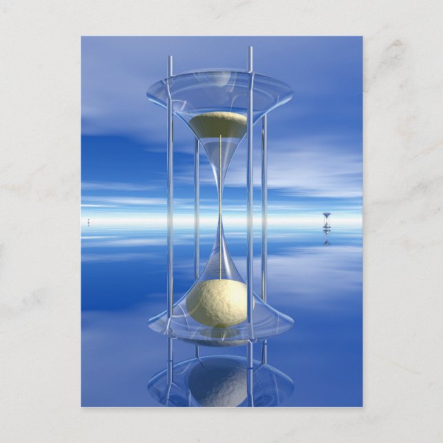 Die Zeit und der Raum Postkarte (Vorderseite)