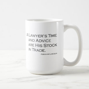 Die Zeit-und RateTasse eines Rechtsanwalts Kaffeetasse
