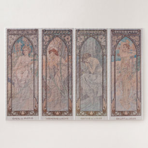 Die Zeiten des Tages 1899: Ein Jugendstil von Much