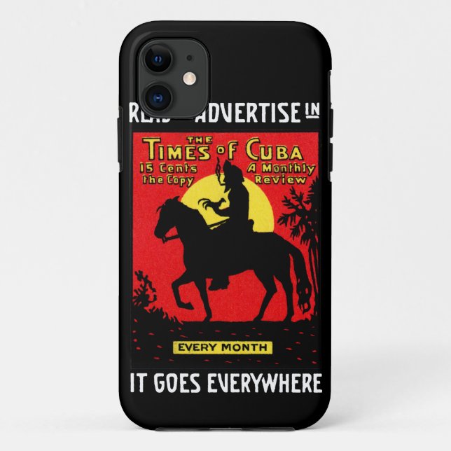 Die Zeiten Kubas 1920 Case-Mate iPhone Hülle (Rückseite)