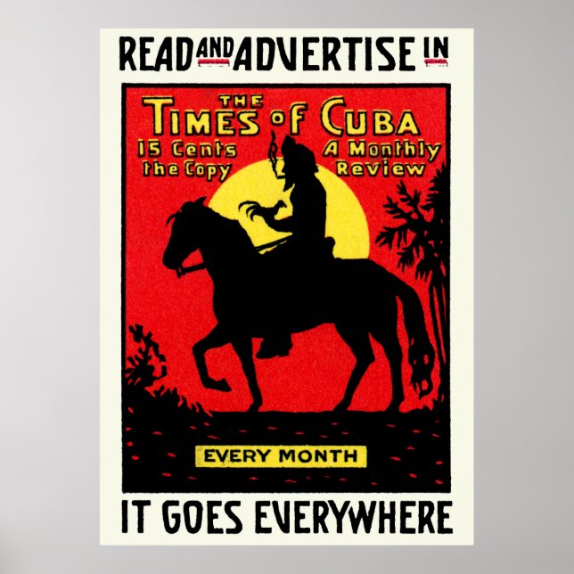 Die Zeiten Kubas 1920 Poster (Vorne)
