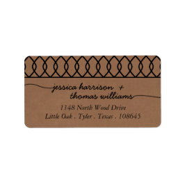 Die zeitgemäße Hochzeitssammlung mit Whimsikalköfe Adressaufkleber