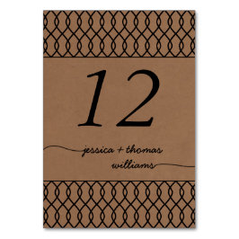 Die zeitgemäße Hochzeitssammlung mit Whimsikalköfe Tischnummer