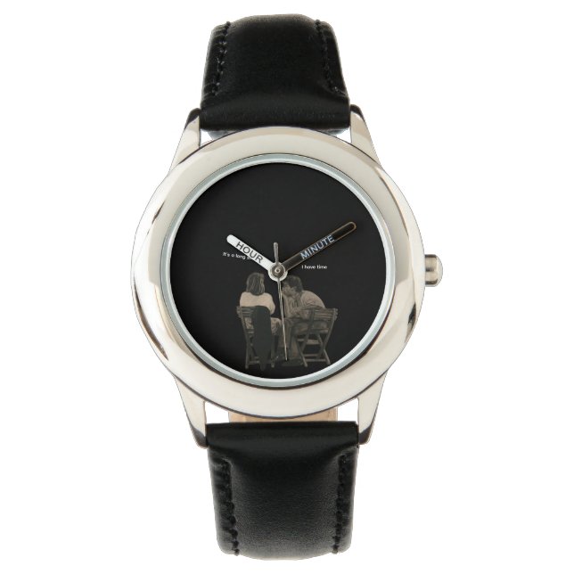 Die "Zeitlose Geschichte" Minimalist Armbanduhr (Vorderseite)