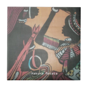 Die zeitlose Schönheit der Massai-Tradition Fliese