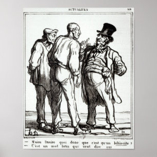 Die Zeitschrift 'Le Charivari' Poster