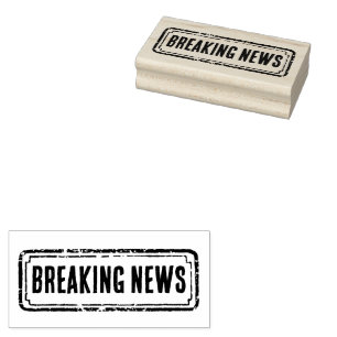 Die Zeitung hielt die erschütternde Nachricht für Gummistempel