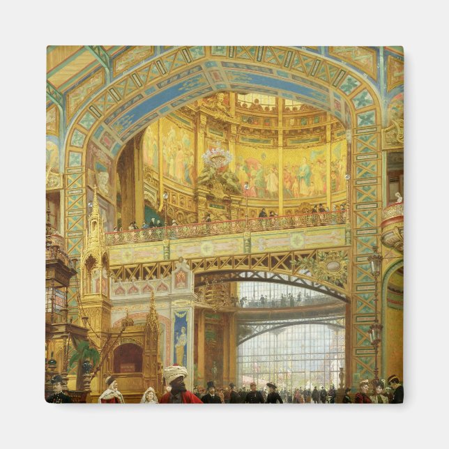 Die zentrale Kuppel der Universellen Ausstellung Magnet (Vorne)