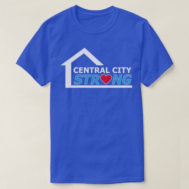 Die zentrale Stadt hat das Flash-Geschenk für Männ T-Shirt (Design vorne)