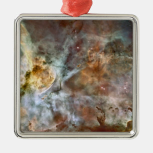 Die Zentralregion des Carina-Nebelflecks Silbernes Ornament