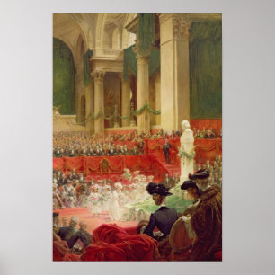 Die Zeremonie im Pantheon Poster