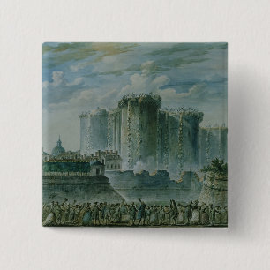 Die Zerstörung der Bastille, am 14. Juli 1789 Button