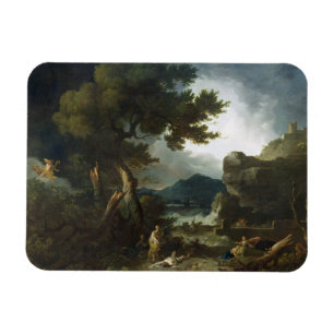 Die Zerstörung von Niobes Kindern, 1760 (Öl an Magnet
