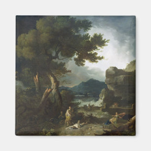 Die Zerstörung von Niobes Kindern, 1760 (Öl an Magnet