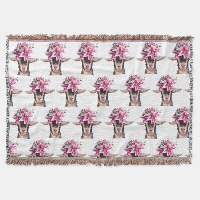 Die Ziege blanket Lily Decke (Vorderseite)