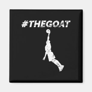 Die Ziege Größte Aller Zeiten Basketball Motivatio Magnet