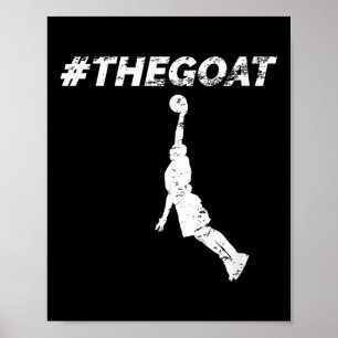 Die Ziege Größte Aller Zeiten Basketball Motivatio Poster